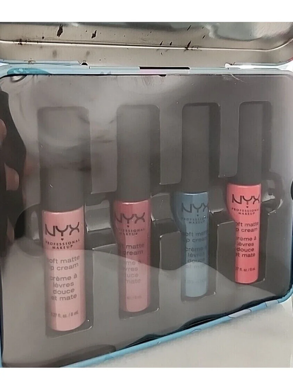 Lot of 2 NYX Sweet Chateau Soft Lip Cream Tin Set TINSET01